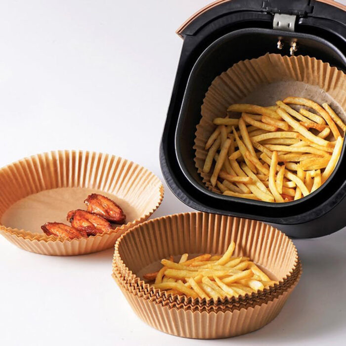 Disposable Non-Stick Air Fryer Liner Papers - Image 2