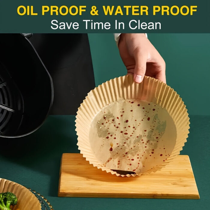 Disposable Non-Stick Air Fryer Liner Papers - Image 6