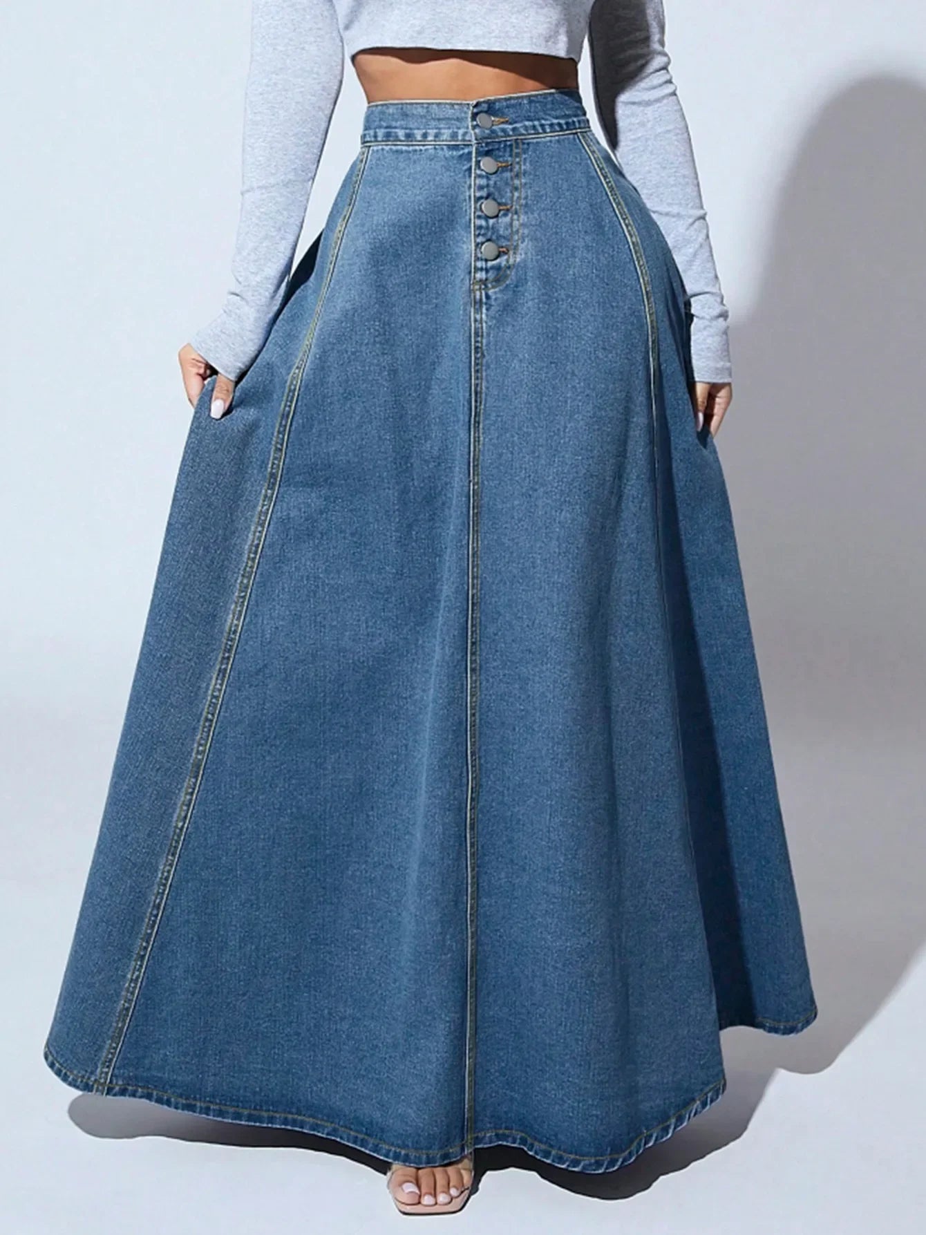 Maldives Denim Skirt - Image 5
