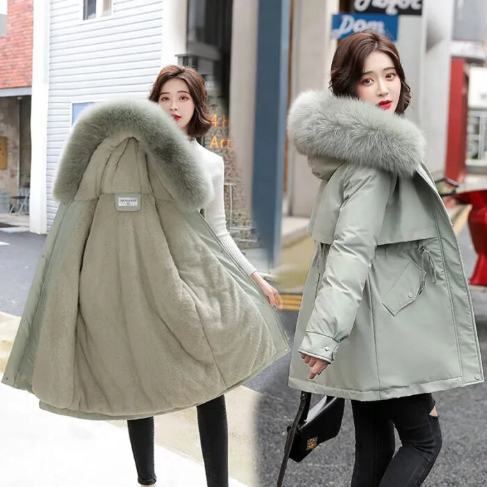 Women's Winter Parka Long Coat - Image 7