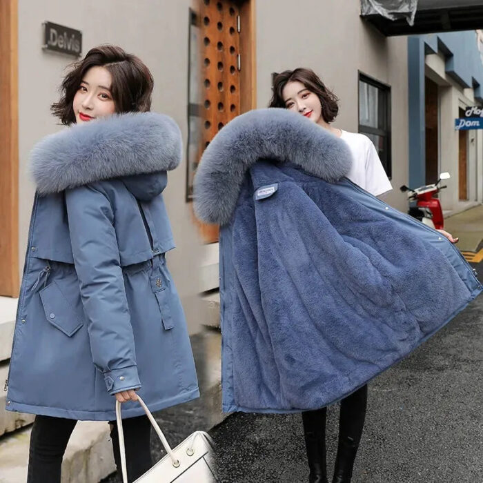 Women's Winter Parka Long Coat - Image 5