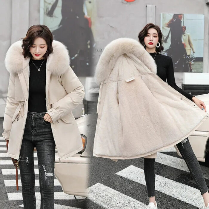 Women's Winter Parka Long Coat - Image 3