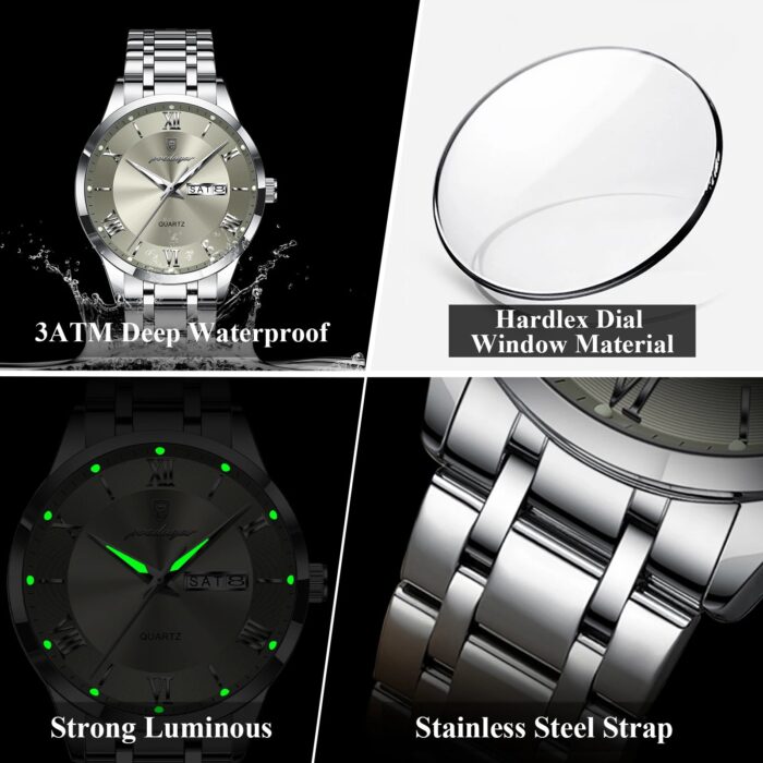 Luxury Fashion Waterproof Luminous Watch - Image 4
