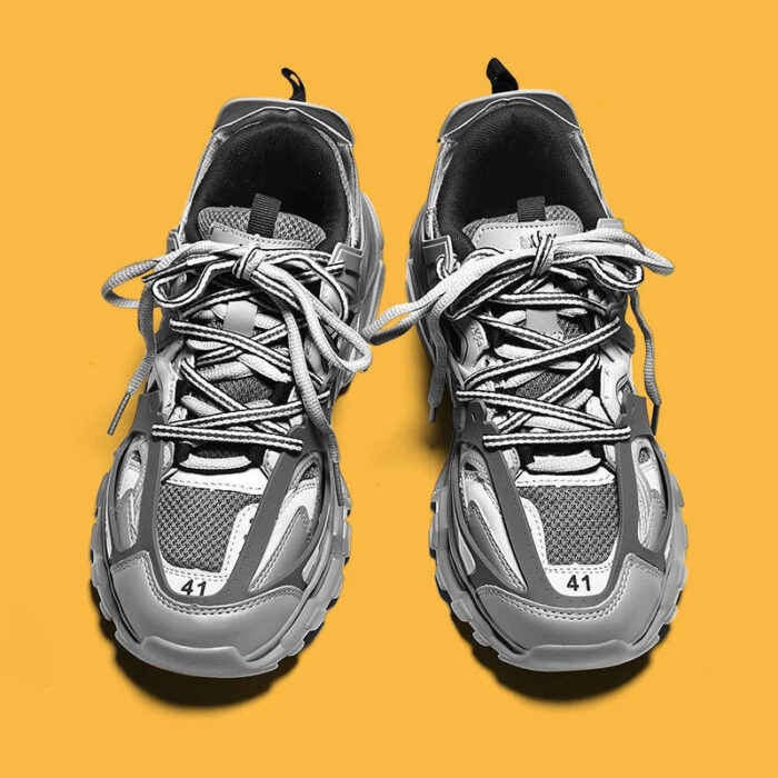 Brand Design Black Gray Women Sneakers Fashion New Men's Chunky Sneakers Lovely Pink Dad Shoes Trendy Girls Boys Casual Shoes - Image 2