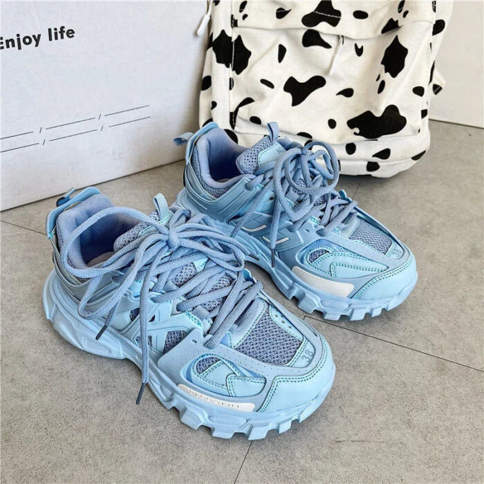 Brand Design Black Gray Women Sneakers Fashion New Men's Chunky Sneakers Lovely Pink Dad Shoes Trendy Girls Boys Casual Shoes - Image 9