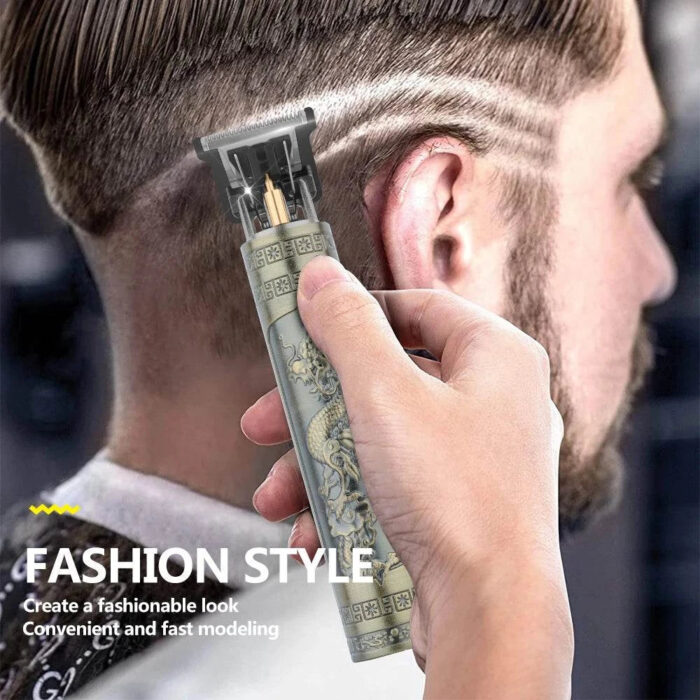 Vintage T9 Cordless Hair Trimmer – Professional Electric Clipper for Men’s Beard & Hair Styling ✂️⚡ - Image 2
