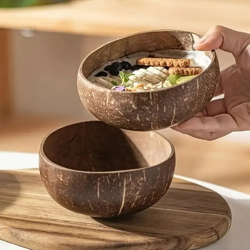 Natural Coconut Shell Bowls