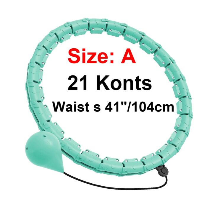 Weighted Hula Hoop Weight Loss 2 in 1 Adjustable with Detachable Knots - Image 8