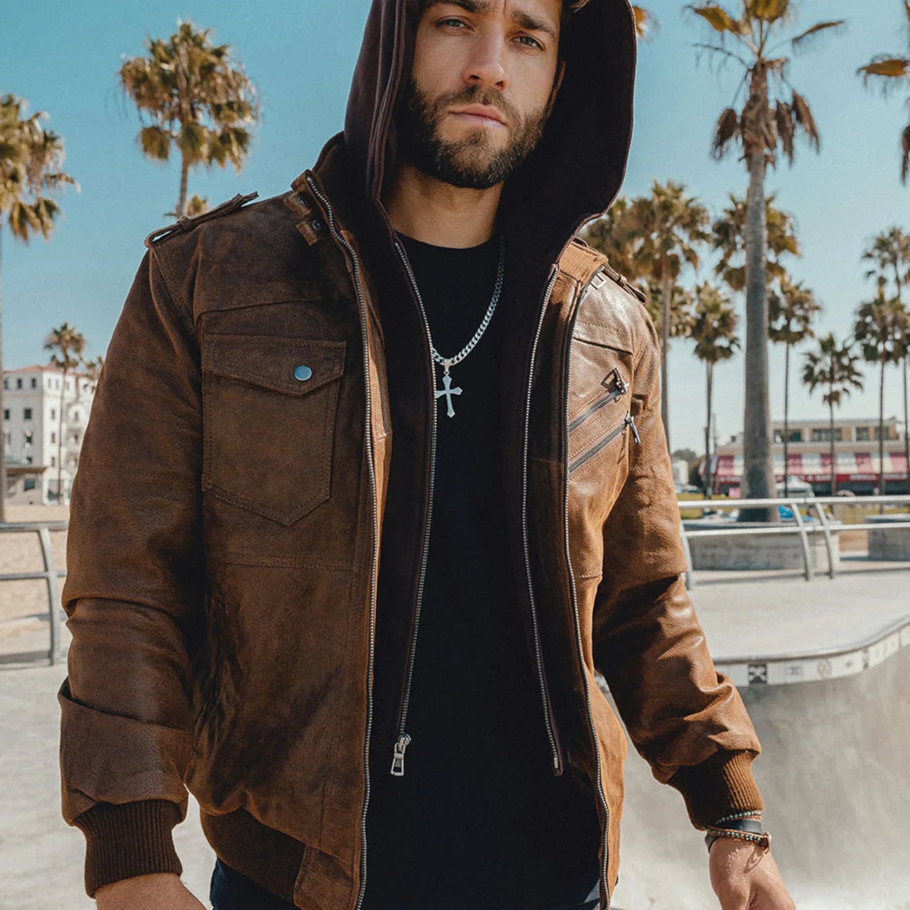 Enigma Leather Jacket - Image 5