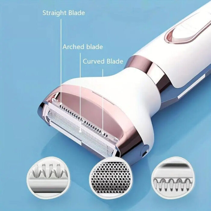 4-In-1 Electric Cordless Lady Body Hair Shaver - Image 6